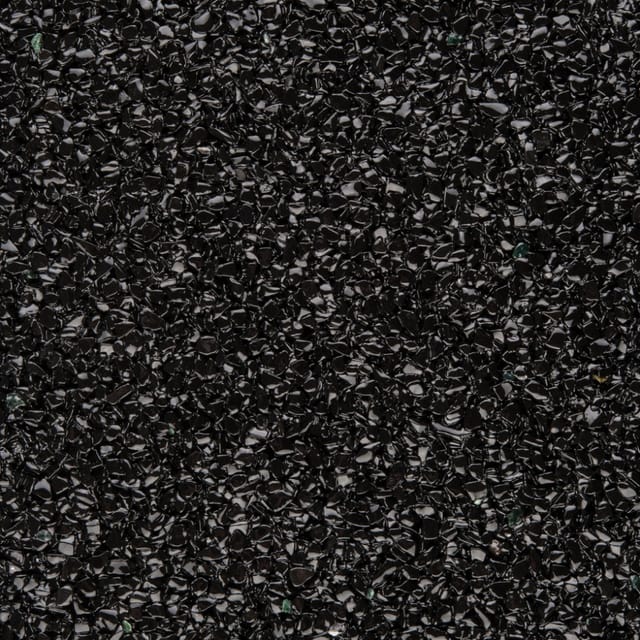 RAVELLO Steinteppich Wand Indoor/Outdoor Körnung Fein Farbe schwarz 16,5 kg Set