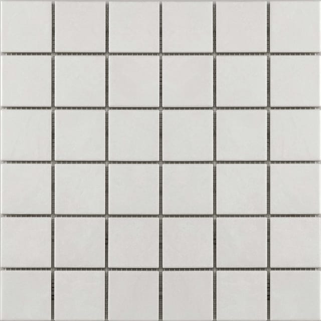 KNG Mosaikfliese rutschhemmend 29,7 x 29,7 cm weiß