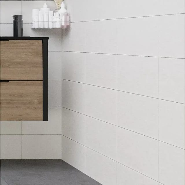 Wandfliese Candice 15 x 45 cm weiß