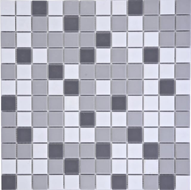 Mosaikfliese Mini 30 x 30 cm grau-beige Steinmaß: ca. 2,5 x 2,5 cm