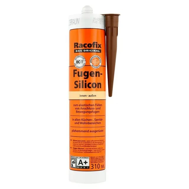 Racofix Fugen Silikon balibraun 310 ml