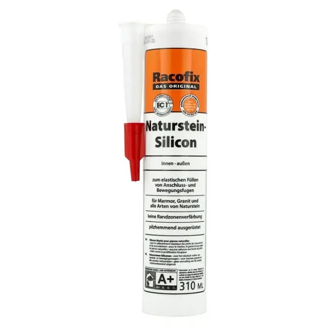 Racofix Naturstein Silikon silbergrau 310 m