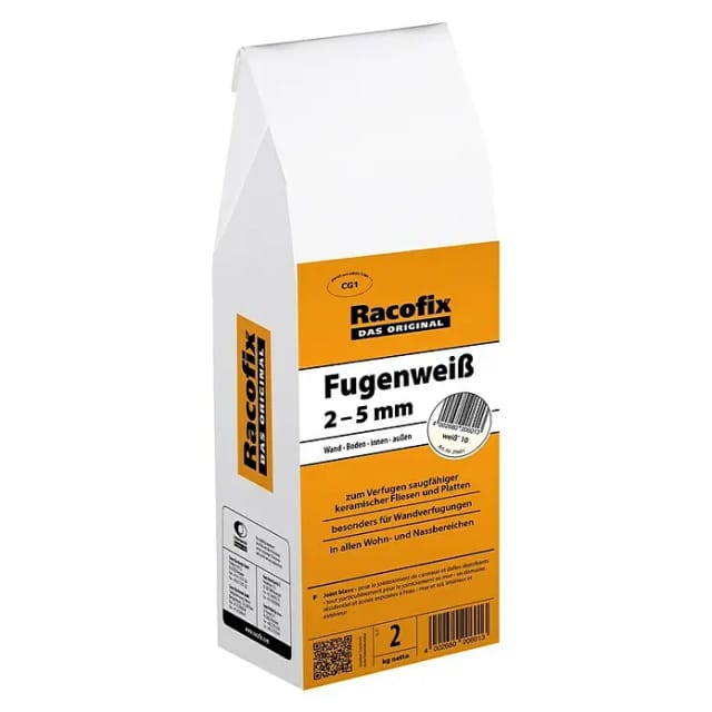 Racofix Fugengrau 2 - 5 mm weiß 2 kg
