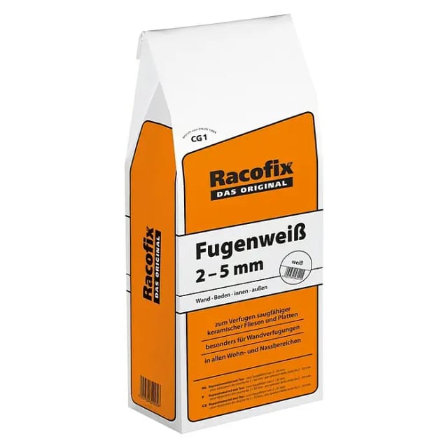 Racofix Fugengrau 2 - 5 mm weiß 5 kg