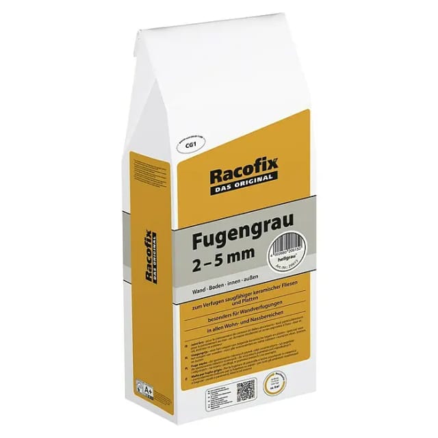 Racofix Fugengrau 2 - 5 mm hellgrau 5 kg
