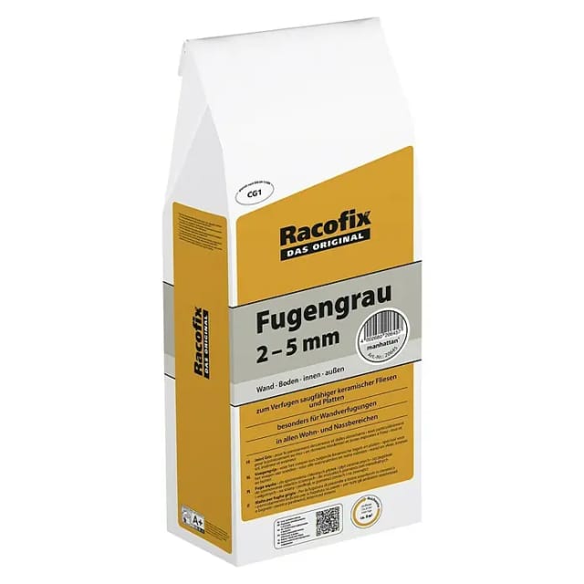 Racofix Fugengrau 2 - 5 mm manhattan 5 kg