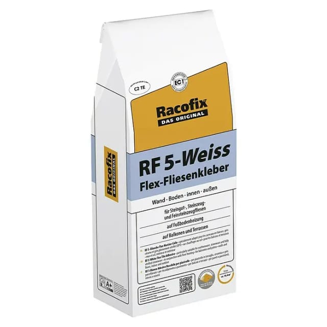 Racofix RF5 Weiß-Flex Fliesenkleber 5 kg