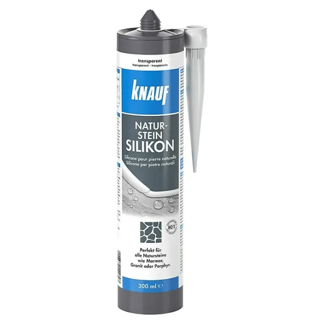 Knauf Naturstein Silikon 300 ml transparent