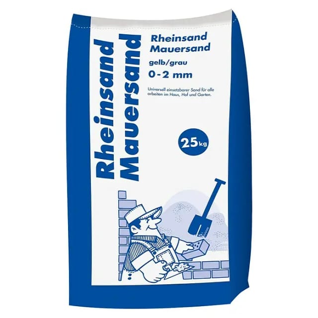 Rheinsand 0 - 2 mm natur 25 kg