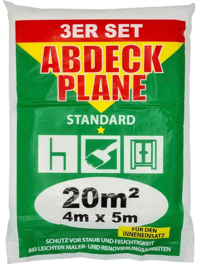 Jufol Allzweck Leichtplane 4 x 5 m, 3-er Set
