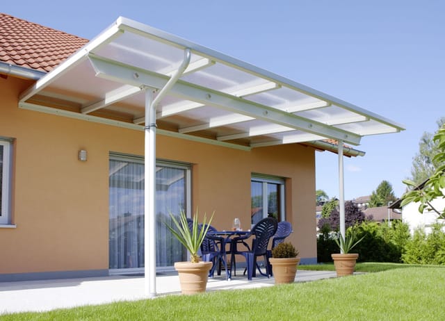 Gutta Polycarbonat-Doppelstegplatte Dual Estetics 200 x 98 cm 16 mm klar