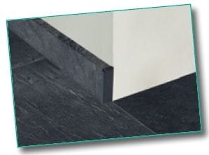 Classen Endkappen für FUXX-Laminatleiste 65 x 18 mm Fliese steingrau