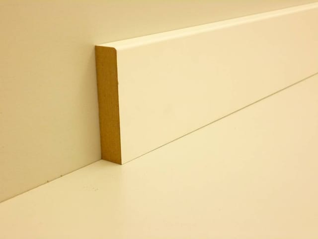 B.S. Bauprogramm Sockelleiste 250 cm 60 x 14 mm weiß