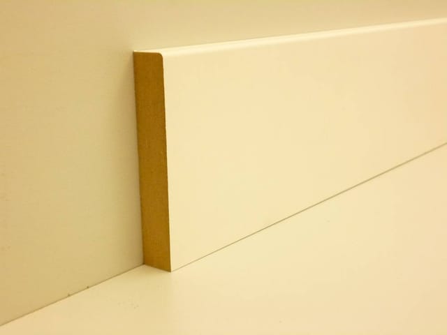 B.S. Bauprogramm Sockelleiste 250 cm 80 x 14 mm weiß