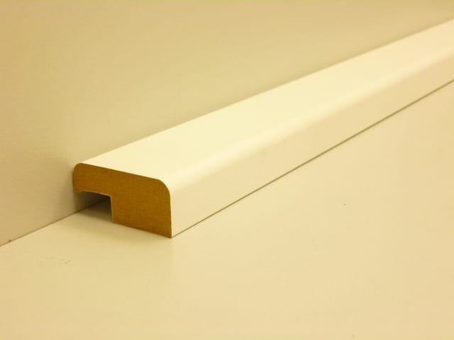 B.S. Bauprogramm Bilder-Falzleiste 250 cm 40 x 18 mm weiß