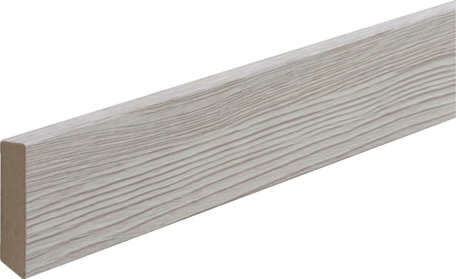 B.S. Bauprogramm Deckleiste modern 260 cm 35 x 8 mm Nordic weiß