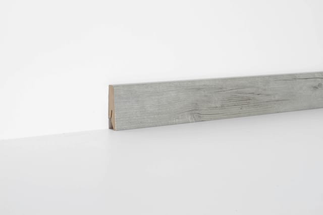 Classen Clip-Fußleiste 240 cm 58 x 19 mm Pinie grau