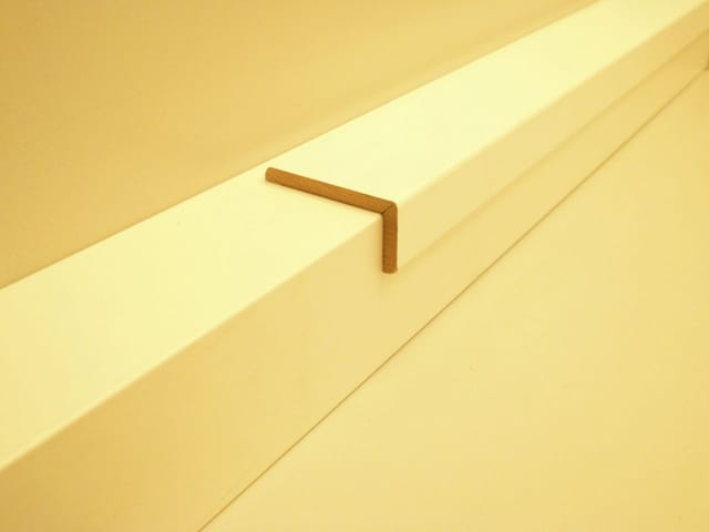 B.S. Bauprogramm Winkelleiste 260 cm 22 x 44 mm Eiche brilliantweiß