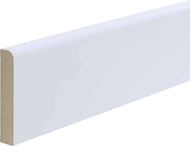 B.S. Bauprogramm Sockelleiste 260 cm 60 x 10 mm Eiche brilliantweiß