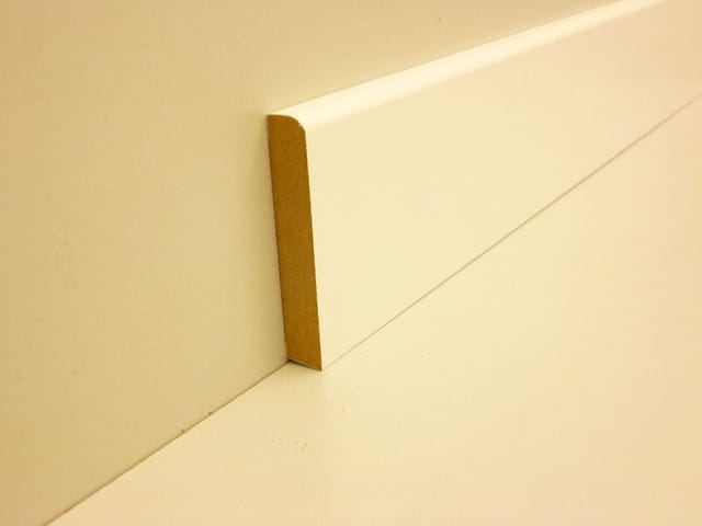 B.S. Bauprogramm Sockelleiste 250 cm 60 x 10 mm Blütenweiß