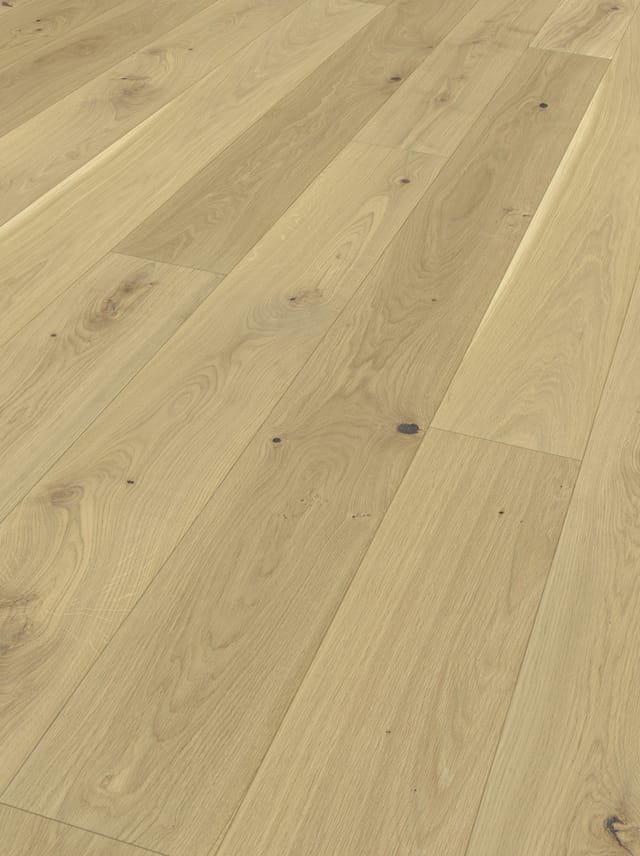 Parador Parkett Basic 220 cm x 18,5 cm 11,5 mm Eiche rustikal geölt weiß