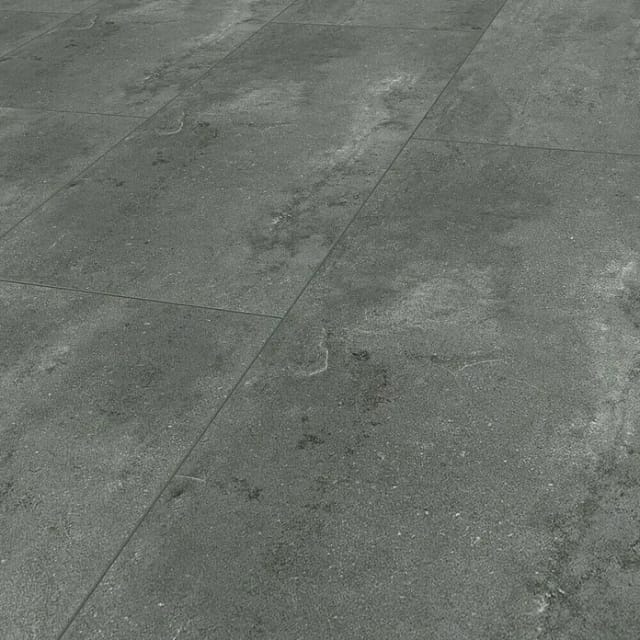 Decoflooring Vinylboden Silent XXL Fliese Grey Concrete mit Trittschalldämmung