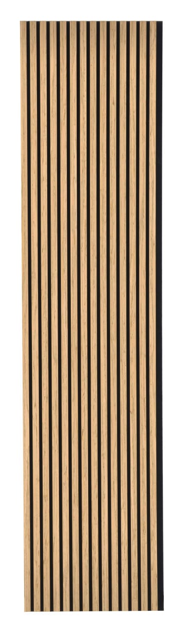 Neuhofer Akustikpaneele Holz Eiche furniert braun 267 x 57 x 1,9 cm