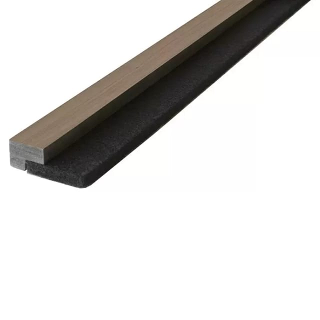 Neuhofer Abschlussleiste für Akustikpaneele 275 x 5,3 x 1,8 cm walnuss roh furnier