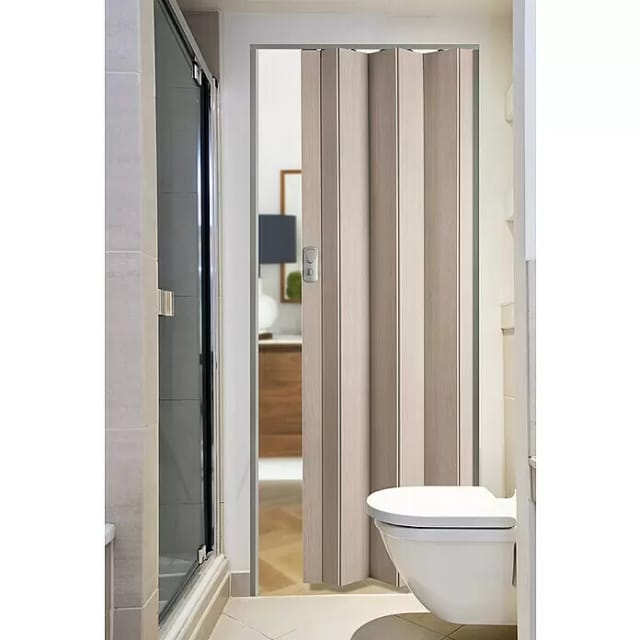 Grosfillex Falttür Spacy Lärche grau 84 x 205 cm