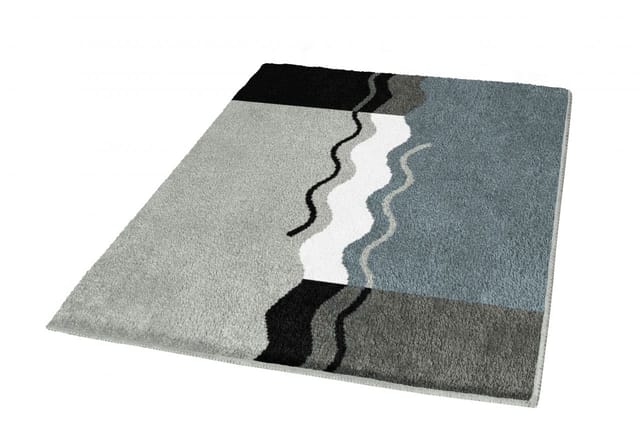 Kleine Wolke Badteppich Vanessa platin, 70 x 120 cm