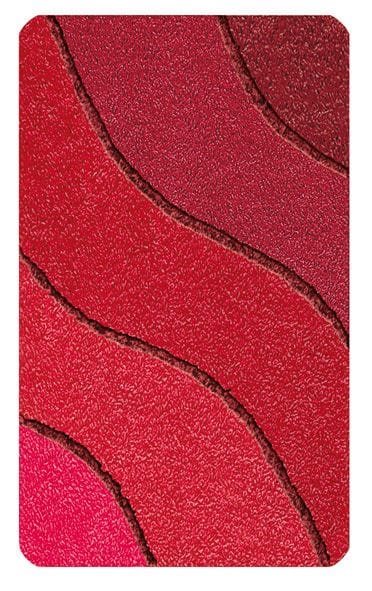 Kleine Wolke Badteppich Wave rubin, 70 x 120 cm