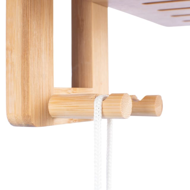 Schulte Duschablage aus Bambus hängend 28 x 15 x 60 cm