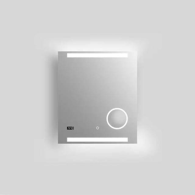 DSK LED Lichtspiegel Silver Rey 60x70 cm