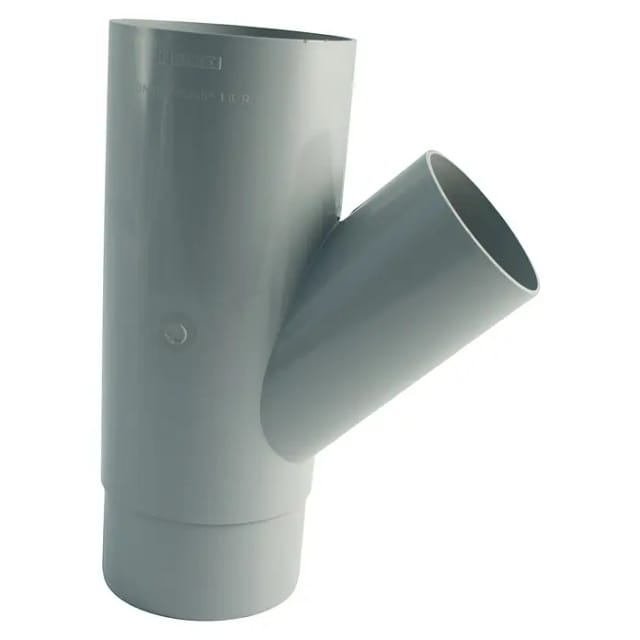 Marley Rohrabzweig NW 105/75 mm, 45°, grau