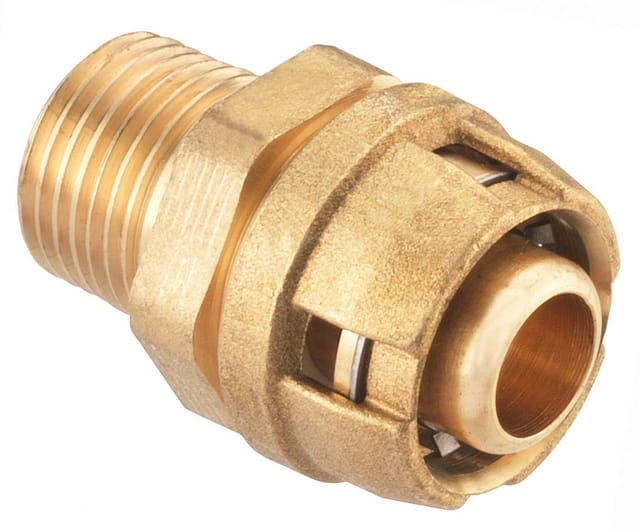 Cornat Steck-Kupplung komplett Messing, ø 20 mm, 1/2 AG