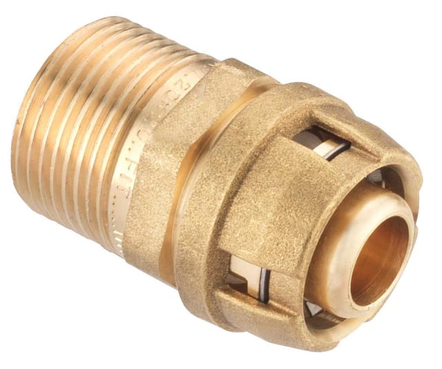 Cornat Steck-Kupplung komplett Messing, ø 20 mm, 3/4 AG