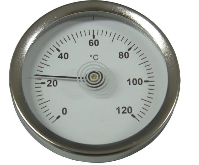 sanicomfort Anlegethermometer 63 mm, 0 °C - 120 °C