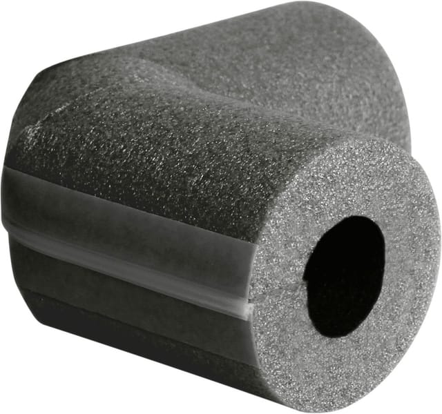 Climatube®Zip PE-Rohrisolierung Bogen grau, Zipverschluss, 28-15
