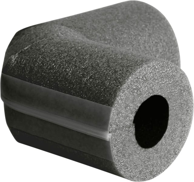 Climatube®Zip PE-Rohrisolierung Bogen grau, Zipverschluss, 15-15