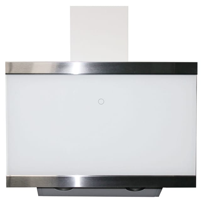 respekta kopffreie Schräghaube CH 88060 W A Glas weiß 60 cm