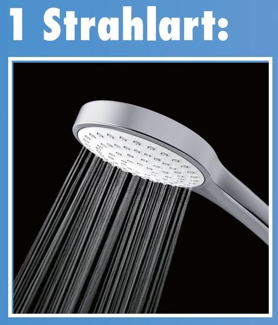 Primaster Handbrause Water Simple chrom-weiß wassersparend