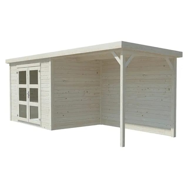 Palmako Gartenhaus Odette 1 Pergola 560 x 184 cm naturbelassen