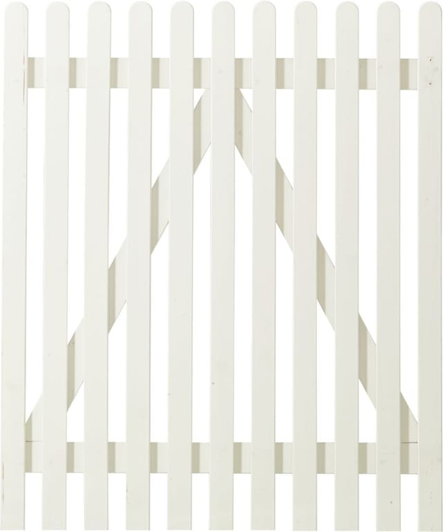 Plus Vorgartentor Retro 100 x 120 cm weiß