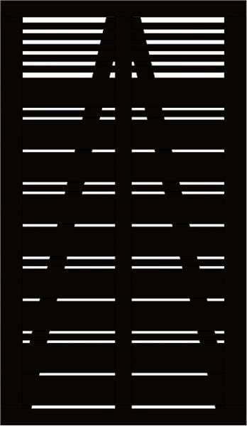 Plus Einzeltor Silence 100 x 170 cm schwarz