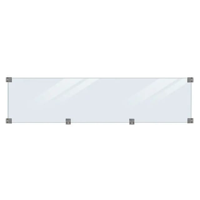 Plus Klink / Plank Glaselement 6 mm klares Glas