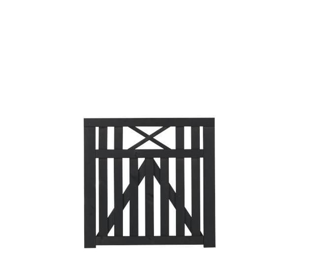 Plus Zauntor Vinesse 100 x 98 cm schwarz
