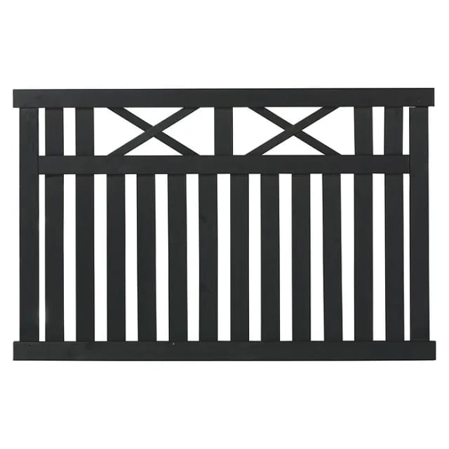 Plus Zaunelement Vinesse 150 x 96 cm schwarz