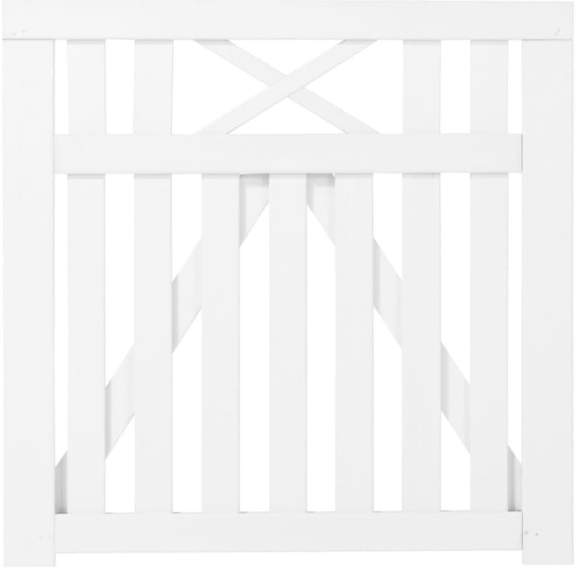 Plus Zauntor Vinesse 100 x 98 cm weiß