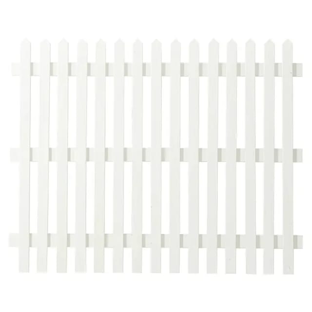 Plus Zaun Skagen 150 x 120 cm weiß