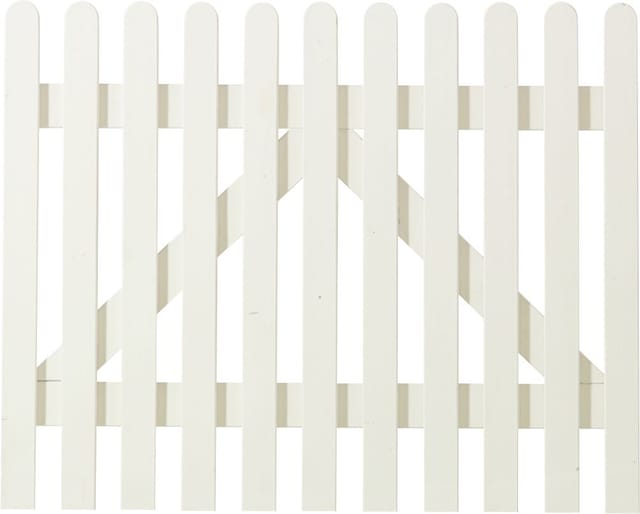 Plus Vorgartentor Retro 100 x 80 cm weiß